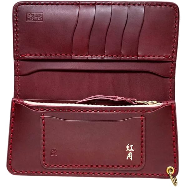 革蛸 煌月夜 台形ロングウオレット OLD手縫い最高峰モデル UK